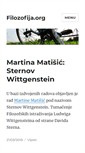 Mobile Screenshot of filozofija.org